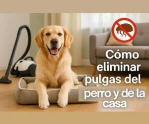 como eliminar pulgas del perro y de la casa
